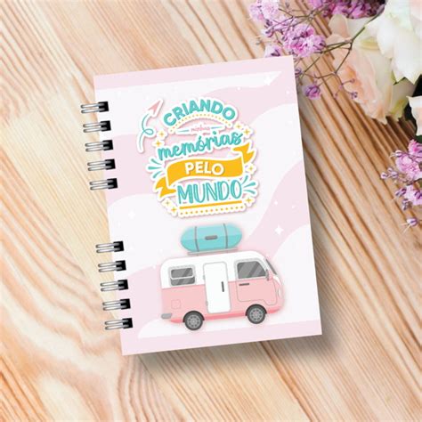 Caderno Mem Rias De Viagem Elo Produtos Especiais