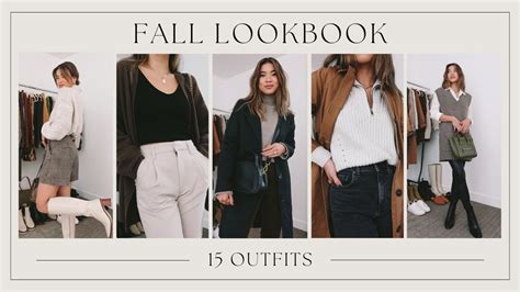 Fall Lookbook 🍁 15 Easy Fall Outfit Ideas Cute And Cozy Looks For