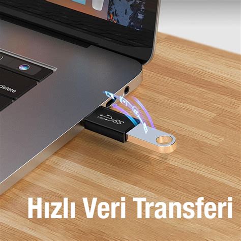 ALLY Dişi USB to Type C OTG Çevirici Dönüştürücü Adaptör AkilliPhone