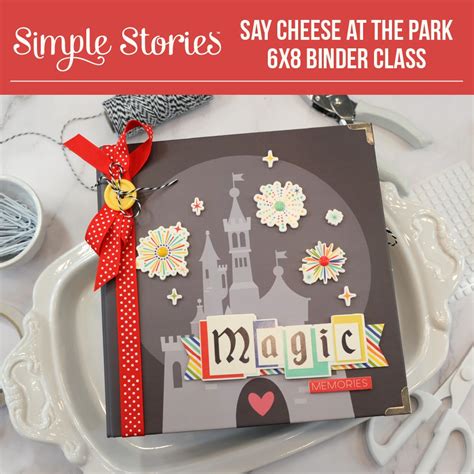 Simple Stories Say Cheese At The Park 6x8 Sn P Binder Kit