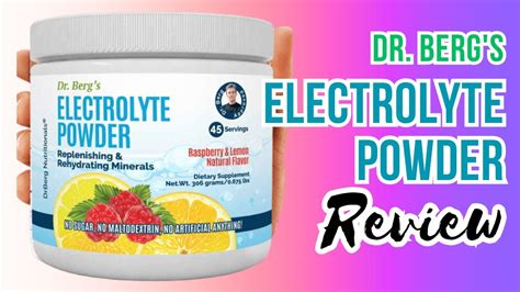 🚨 Dr. Berg Electrolyte Powder Reviews: Should You Buy? What are the ...