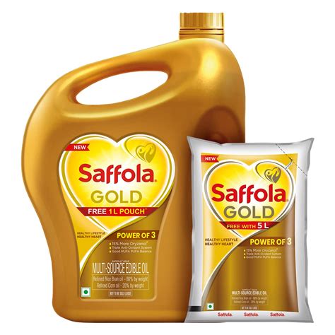 Buy Saffolagold Refined Oil Blend Of Rice Bran Oil Corn Oil Cooking