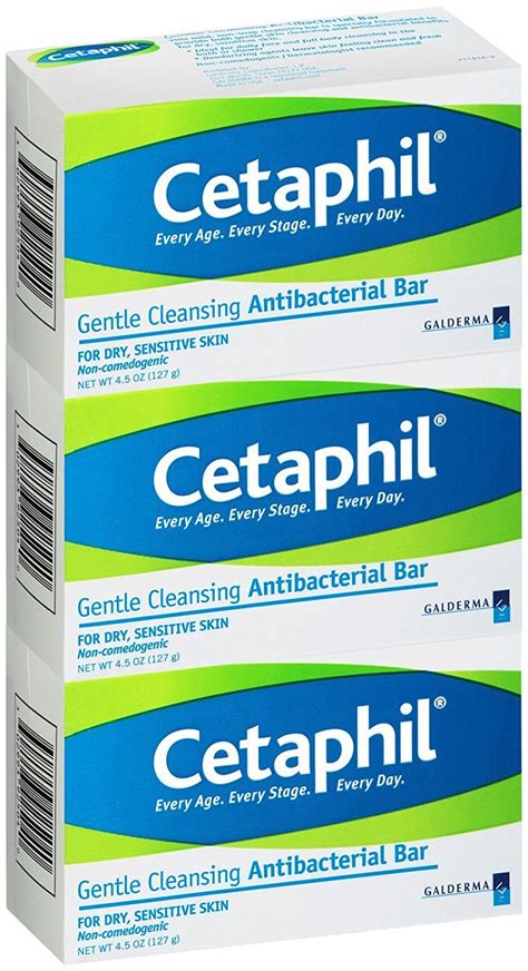 Cetaphil Antibacterial Bar Soap : CETAPHIL ANTIBACTERIAL SOAP | Shopee ...