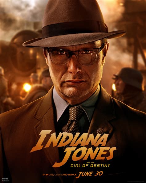 Galer A P Sters Individuales De Indiana Jones Y El Dial Del Destino