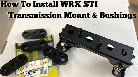 How To Install Cusco Transmission Mount Whiteline Bushings WRX STI