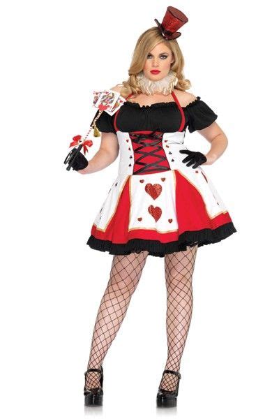 Pretty Playing Card Costume Plus Size Costume Queen Of Hearts