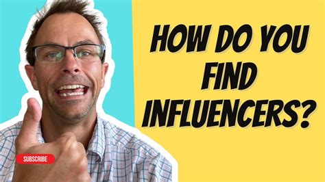 How Do You Find Influencers For Your Brand Comprehensive Guide Youtube