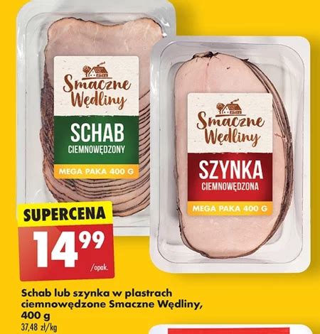 Schab w plastrach Smaczne Wędliny promocja Biedronka Ding pl