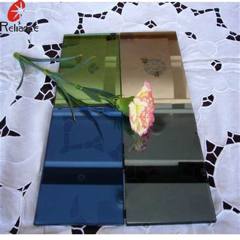 4mm 6mm Dark Blue Reflective Glass For Glass Wall China Color Float