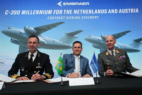 Embraer Assina Acordo De Fornecimento Holanda