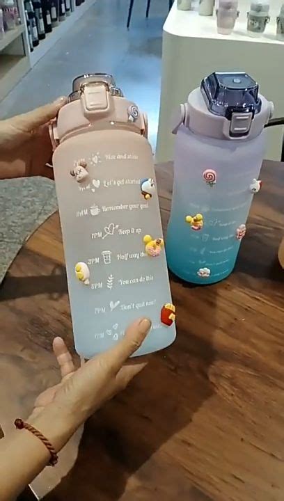 Botol Minum Tumbler Tritan Motivasi Liter Denga D D Sticker Tumbler