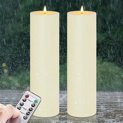 Zevanor Cm X Cm Flameless Waterproof Remote Led Candles Timer