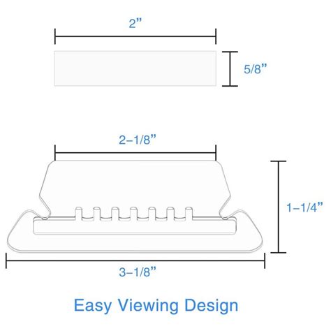 210 Sets Hanging File Folder Tabs And Inserts For Vicedeal