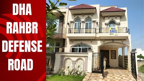 5 MARLA BRAND NEW SPANISH HOUSE FOR SALE IN DHA RAHBR DEFENSE ROAD 2