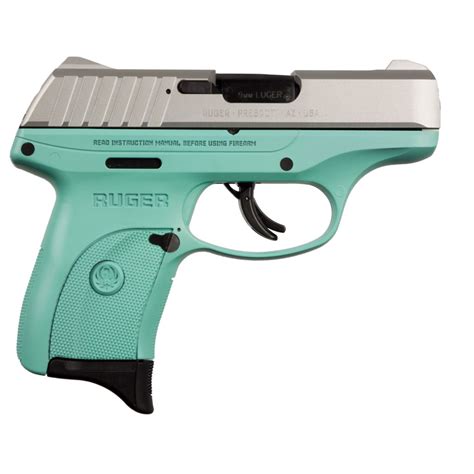 Ruger Ec9s Aluminum Cerakote And Turquoise 9mm · Dk Firearms