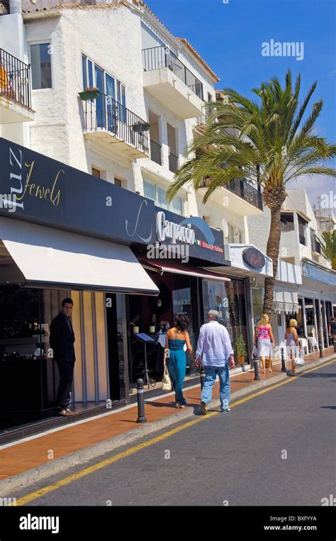 Shopping Marbella Tourists Hi Res Stock Photography And Images Alamy