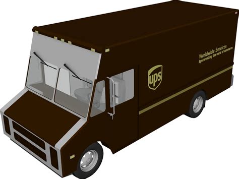 UPS Step Van 3D Model - 3DCADBrowser