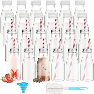 Amazon Irenare 24 Sets Heat Resistant Plastic Milk Bottles With