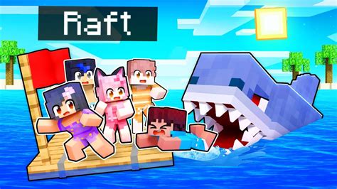 5 Kids On A Raft In Minecraft Minecraft Videos