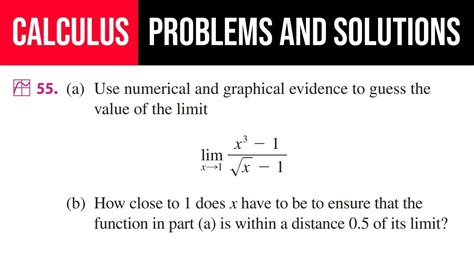 Use Numerical And Graphical Evidence To Guess The Value Of The