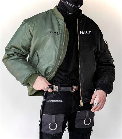 halfhalf bomber jacket sxvsu