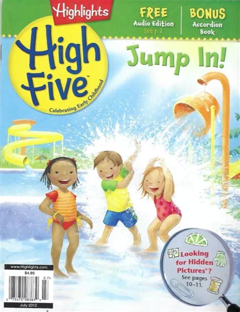 Highlights High Five Magazine Reading Puzzles Hidden Pictures Riddle