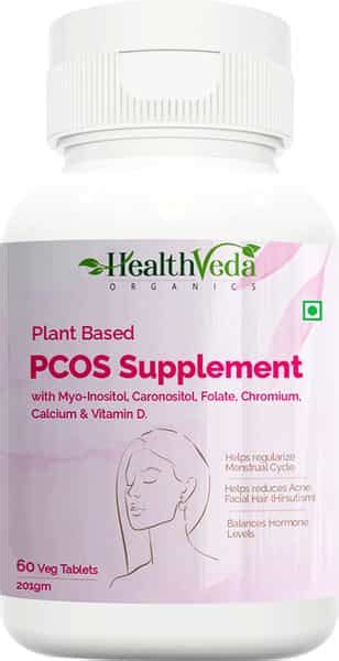 Buy Health Veda Organics Plant Based Pcos Multivitamin Supplement 60