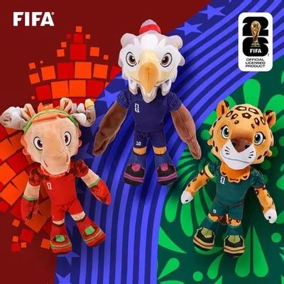 Official 2026 Fifa World Cup Canadamexicounited States Mascots Plush