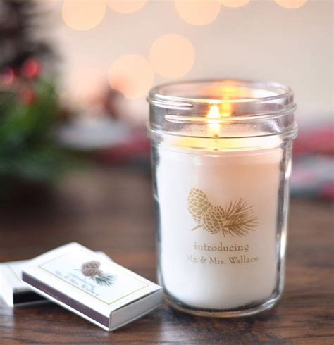 DIY Pine Scented Candles for Your Winter Wedding | Pine scented candles ...