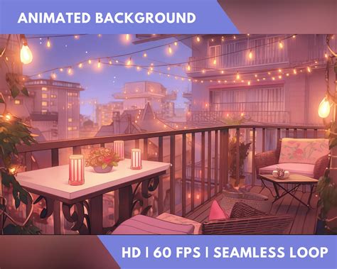 Anime Animated Background Twitch Streaming Background Asset Vtuber ...