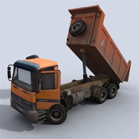 dump truck 3d model