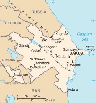 Azerbaijan Map