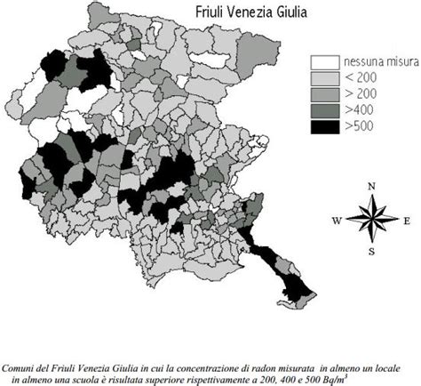 Friuli Venezia Giulia Gas Radon