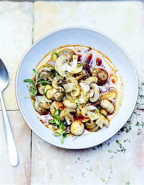 Champignons La Grecque Pour Personnes Recettes Elle Table