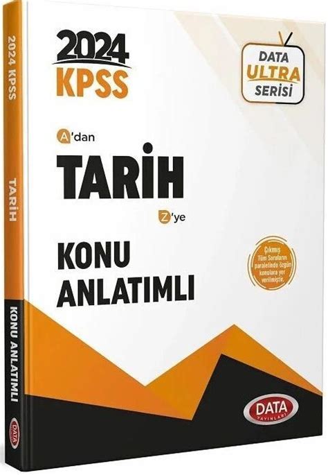 Data Yayınları 2024 KPSS Tarih Ultra Konu Anlatımlı Data Yayınları