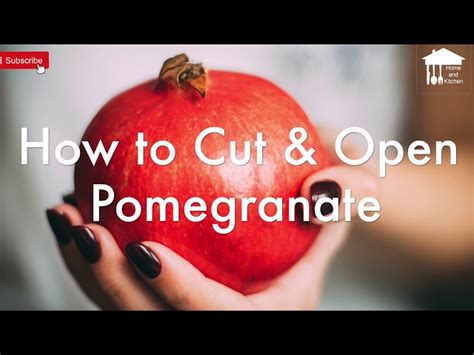 How to Cut a Pomegranate - Cutter.so