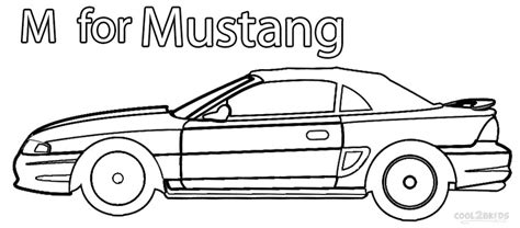 Dibujo De Mustang Para Colorear P Ginas Para Imprimir Gratis