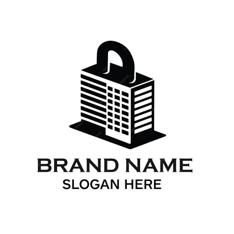 Premium Vector | Key lock security logo