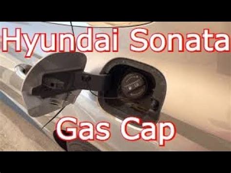 Hyundai Sonata How To Open Gas Cap Fuel Door Youtube