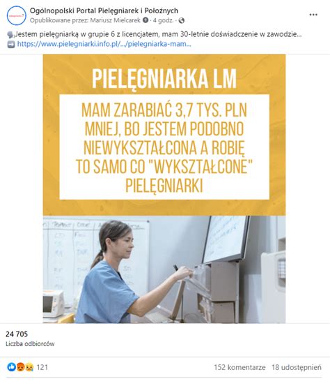 Pielęgniarka w moim szpitalu pielęgniarki z grupy 2 robią więcej