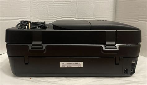 Hp Officejet 5255 Wireless Printer Scanner Fax Copier Tested Works Black Ebay