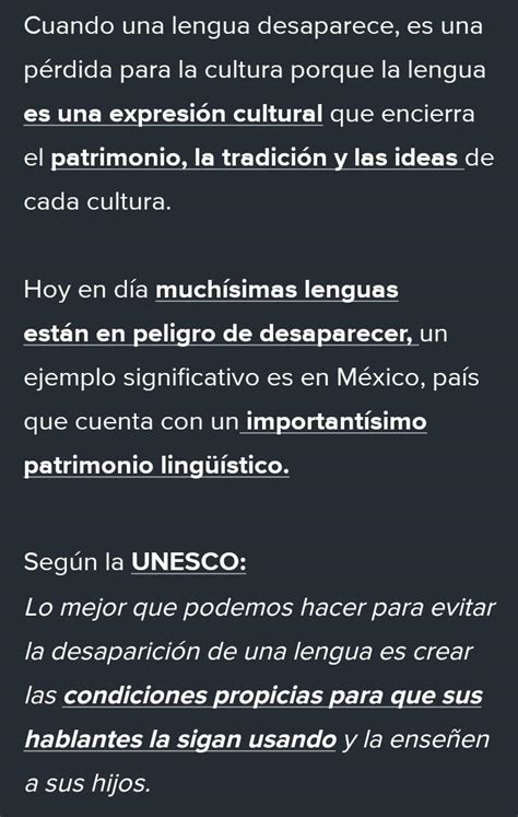 Por qué cuando una lengua desaparece es una pérdida para una cultura