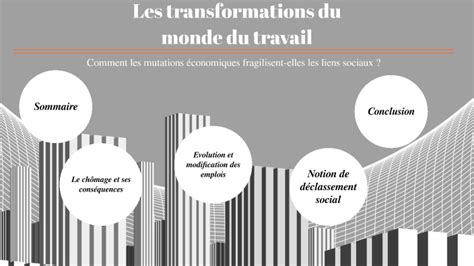 Les Transformations Du Monde Du Travail By Sidonie Delorge On Prezi