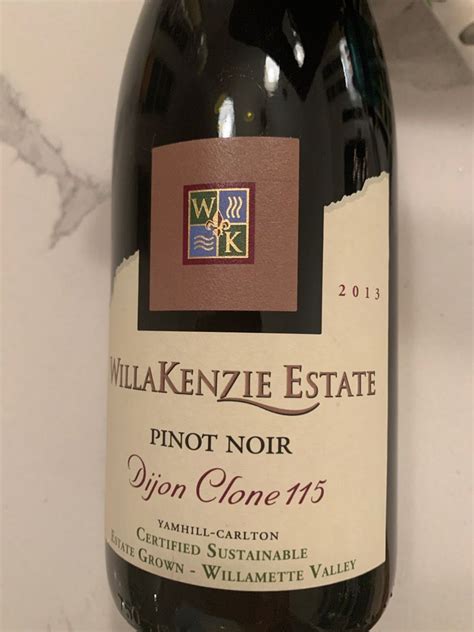 Willakenzie Estate Pinot Noir Clonale Usa Oregon Willamette