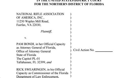 Read The Nra Lawsuit Aiming To Shut Down Gun Control Law