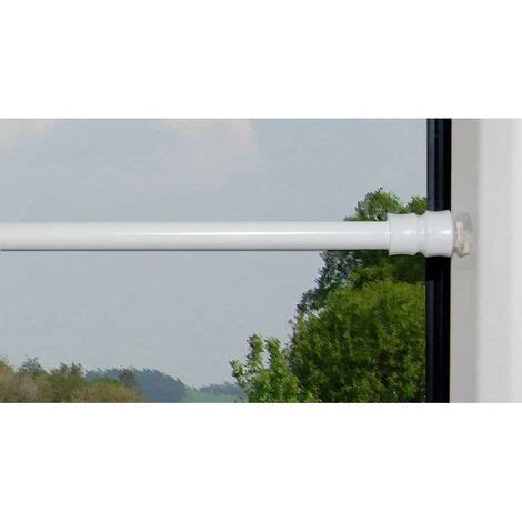 Tringle Vitrage Sans Perçage Extensible ø8 mm Autobloquante 25 40 cm