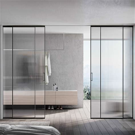 Aluminum Slim Frame Black Sliding Glass Doors Sa C M Sildiing Door