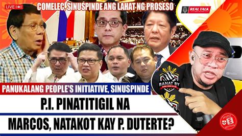 Omg Mcoy Natakot Kay Duterte P I Sinuspinde Ang Lahat Ng Proseso