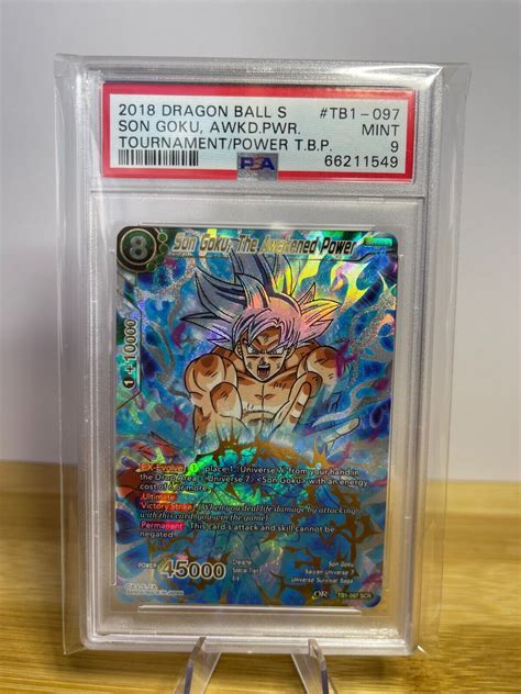 Dragon Ball Super DBS Son Goku The Awakened Power TB1 097 SCR PSA 9