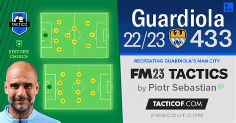 Pep Guardiola 4-3-3 Man City Tactics | FM Scout